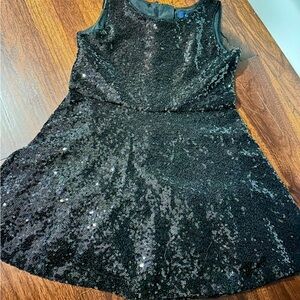 Sparkling Black Kids Dress